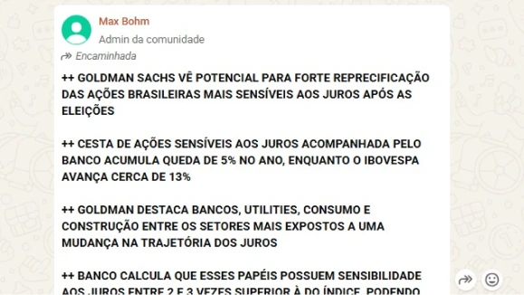 Notícias relevantes de mercado e empresas